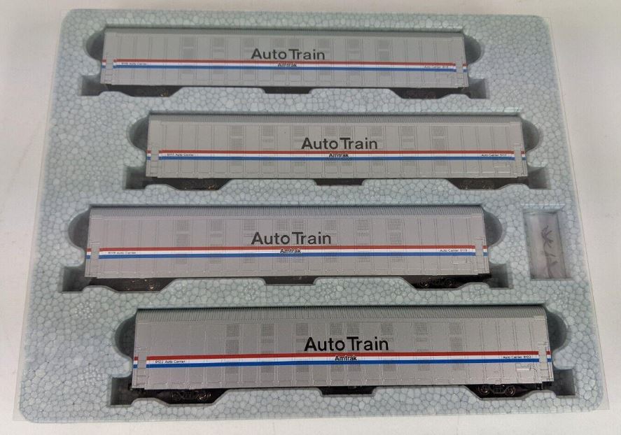 Kato 106-5508 N Amtrak Auto Train Phase III Autorack Set #2 (Set of 4)