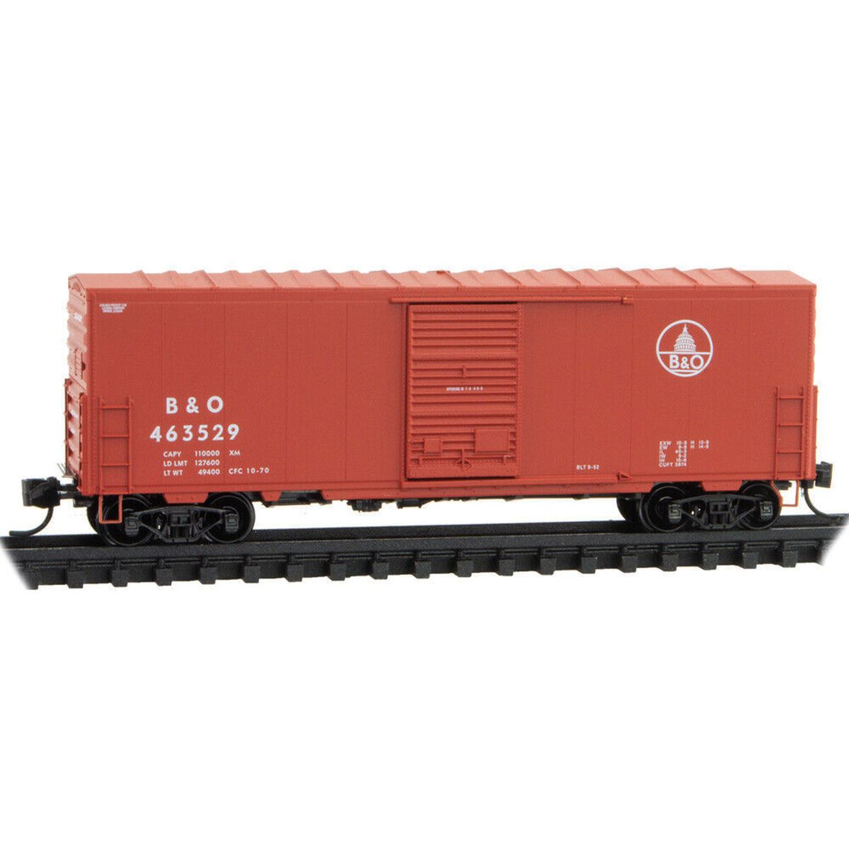 Micro-Trains 02400530 N Baltimore and Ohio 40' Boxcar #463529