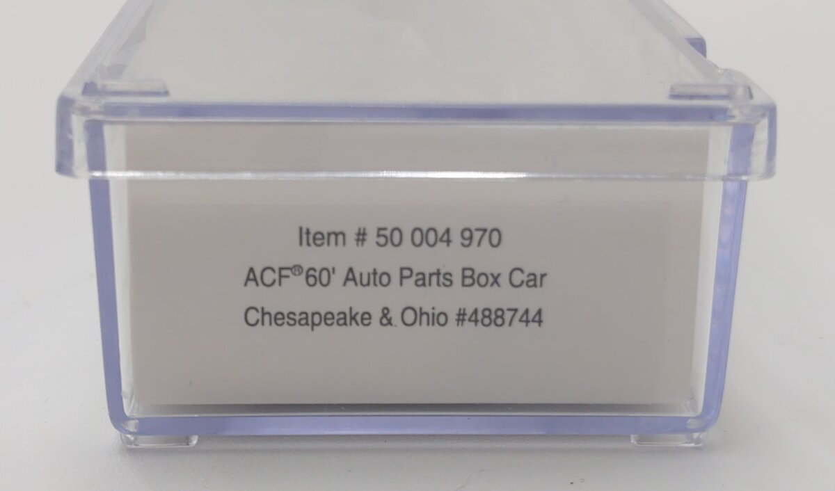 Atlas 50004970 N Chesapeake & Ohio 60' Auto Parts Double Door Box Car #488744