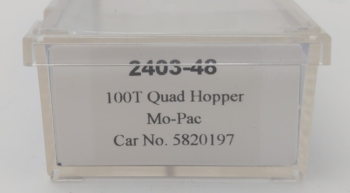 Trainworx Inc 2403-48 N Mo-Pac 100T Quad Hopper #582197