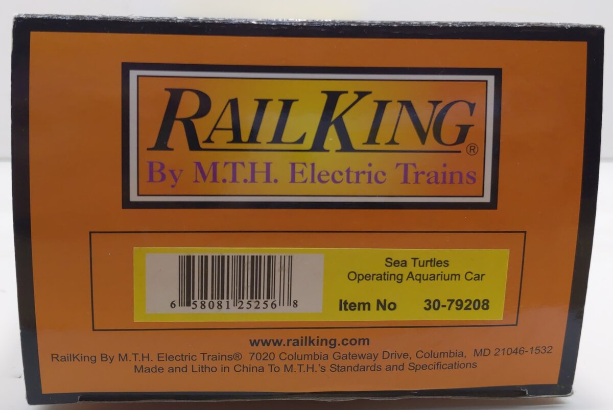 MTH 30-79208 O Sea Turtles Operating Aquarium Car