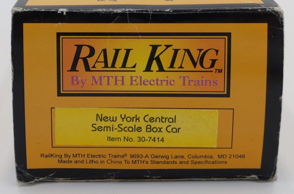 MTH 30-7414 O Gauge New York Central Boxcar #4503 LN/Box