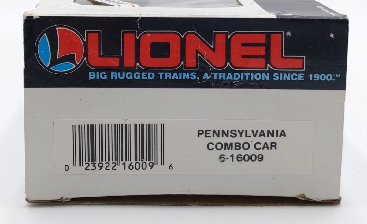 Lionel 6-16009 O Gauge Pennsylvania Tuscan Combine Car #16009 LN/Box