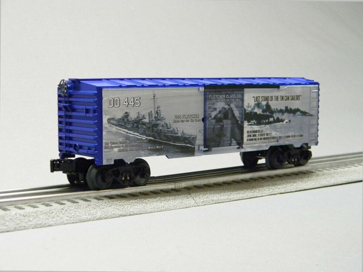 Lionel 2138140 O Gauge WWII Fletcher Class Destroyer Musa Boxcar