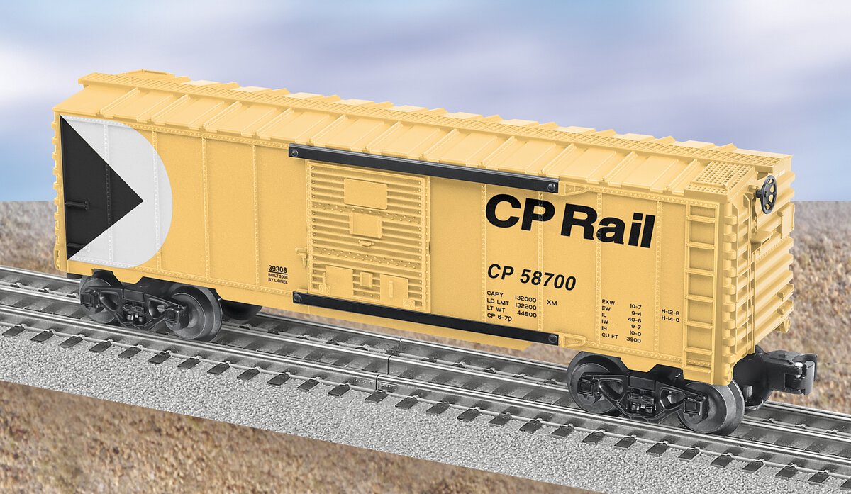 Lionel 6-39308 O Gauge CP Rail 6565 Boxcar