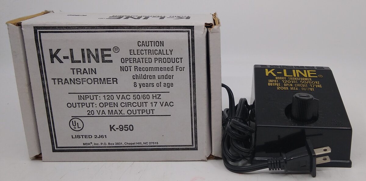 K-Line K950 20 VA Train Transformer