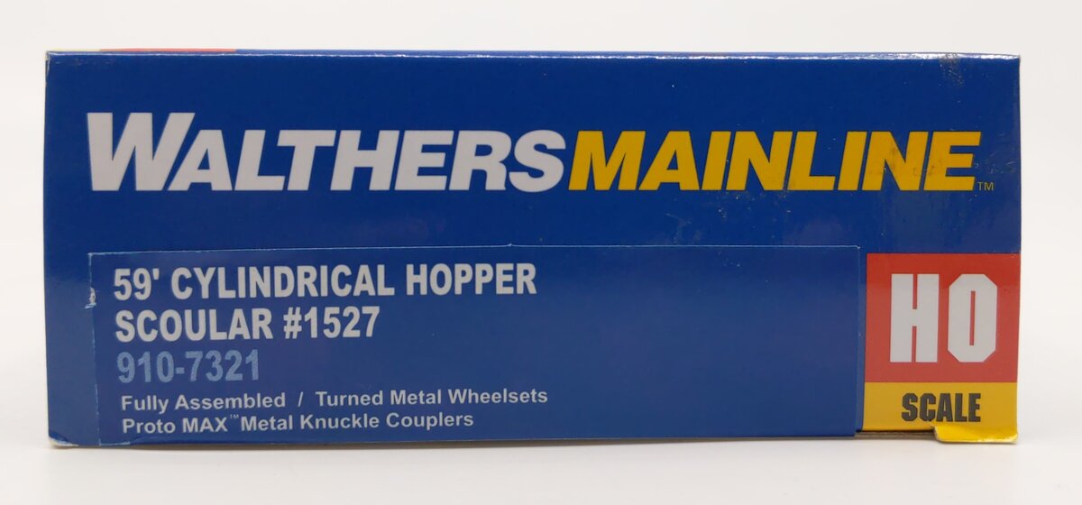 Walthers 910-7321 HO Scoular SCOX 59' Cylindrical Hopper RTR #1527