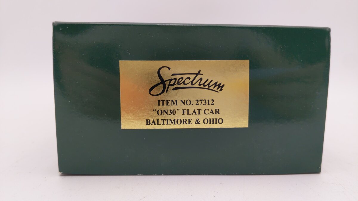 Spectrum 27312 On30 Baltimore & Ohio Wood Flatcar #1527