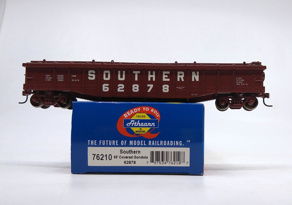 Athearn 76210 HO Southern Railway 50' Covered Gondola #62878
