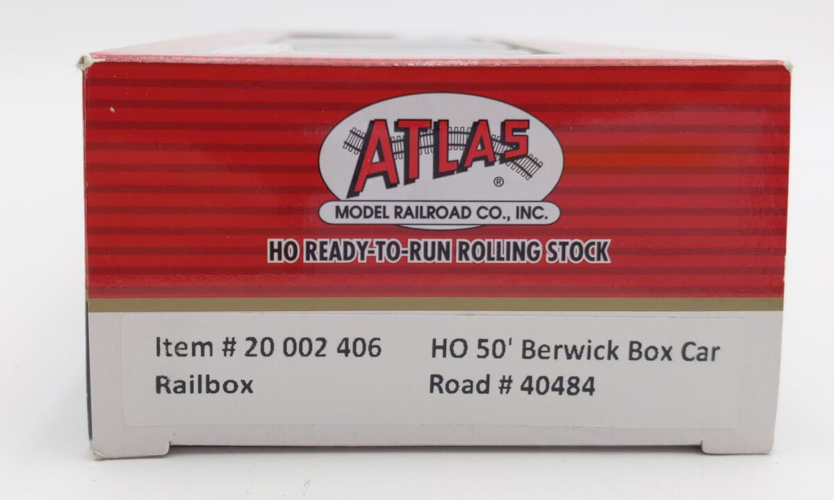 Atlas 20002406 HO Railbox 50' Berwick Boxcar #40484