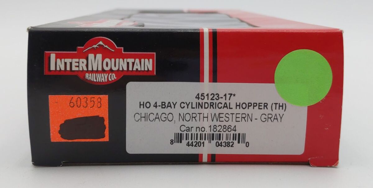InterMountain 45123-01 HO C&NW Cylindrical Covered Hopper 182825