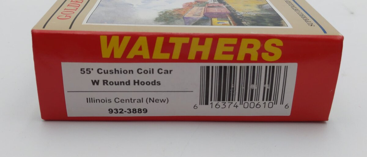 Walthers 932-3889 HO 55' IC Cushion Coil Car w Round Hoods Kit #299631