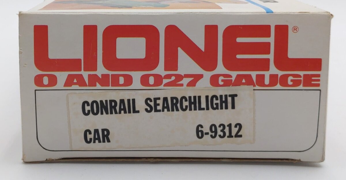 Lionel 6-9312 O Gauge Conrail Searchlight Car