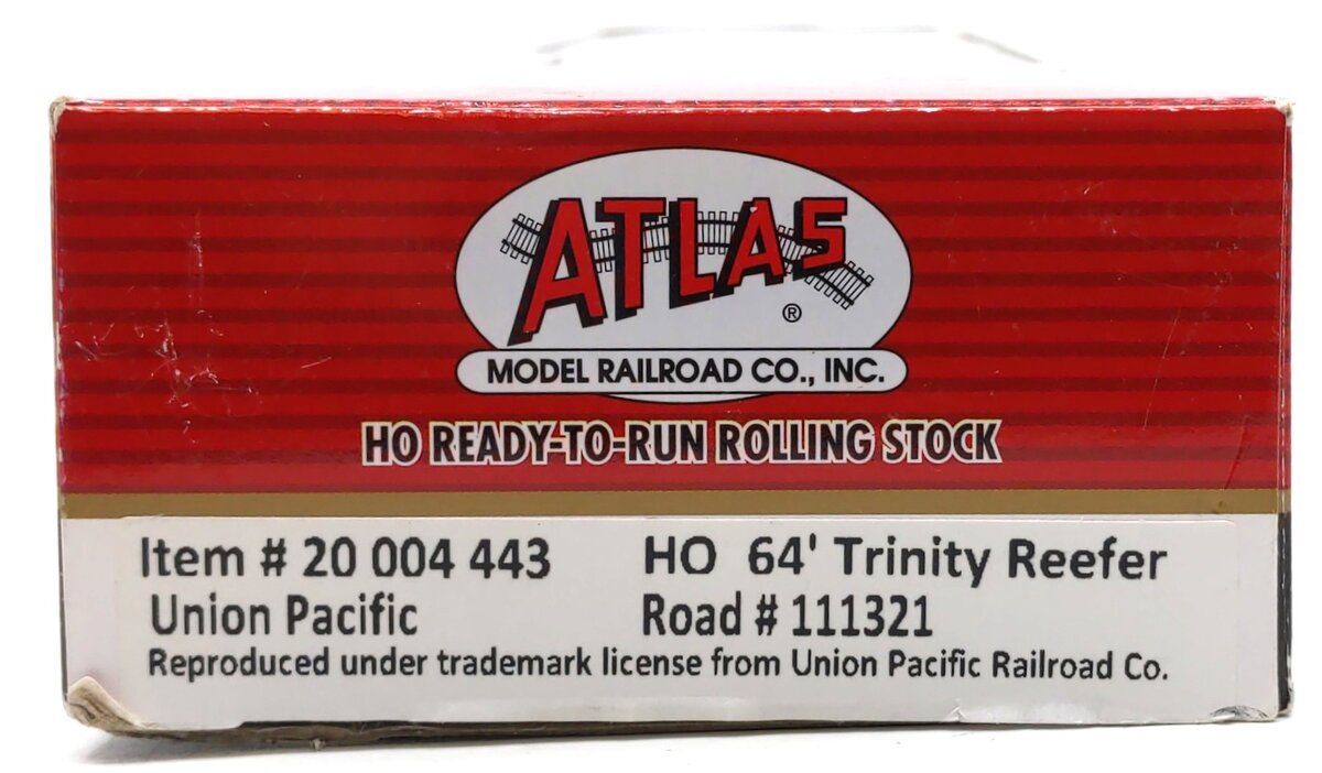 Atlas 20004443 HO Scale Union Pacific 64' Trinity Reefer Car #111321