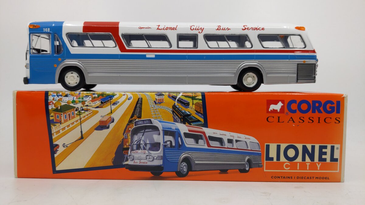 Corgi 54401 1:50 Lionel City Bus Services GM 5301 Fishbowl Bus