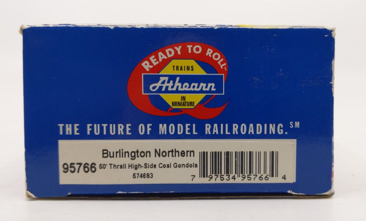 Athearn 95766 Burlington Northern Thrall High-Side Coal Gondola #574683