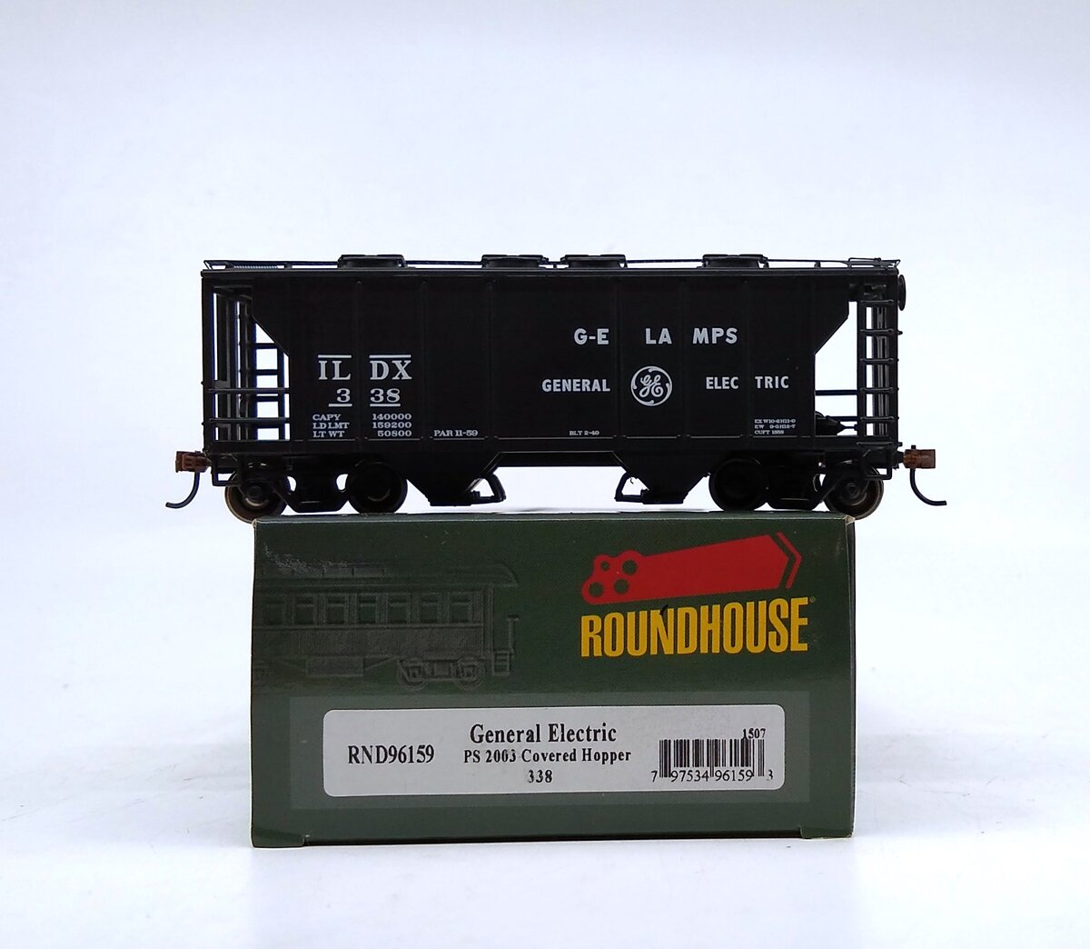 Roundhouse 96159 HO General Electric PS 2003 2-Bay Covered Hopper #338
