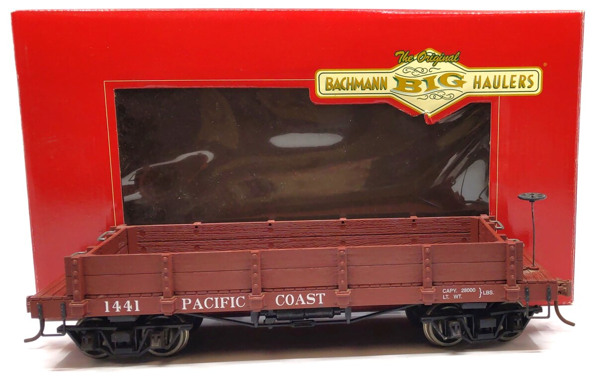 Bachmann 95728 O Gauge South Pacific Coast 20' Gondola #1441