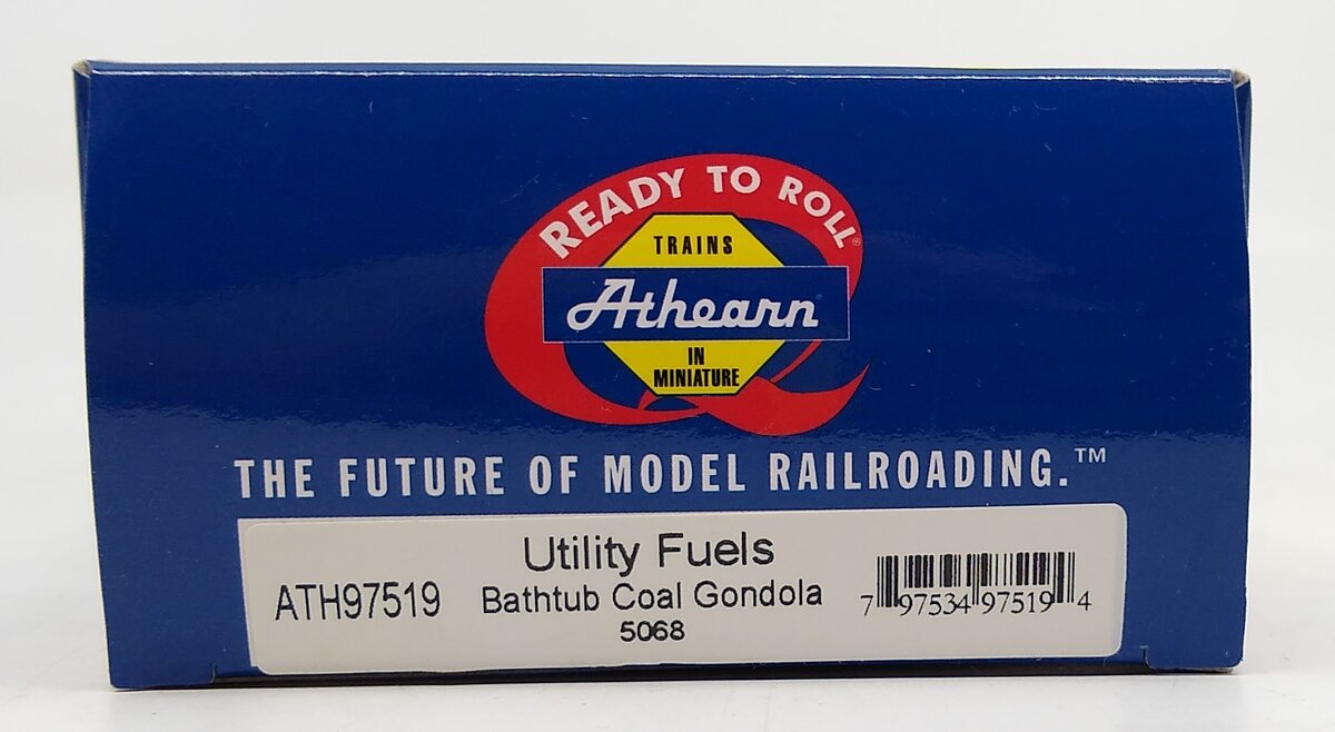 Athearn 97519 HO UFIX Bathtub Gondola with Coal Load #5068