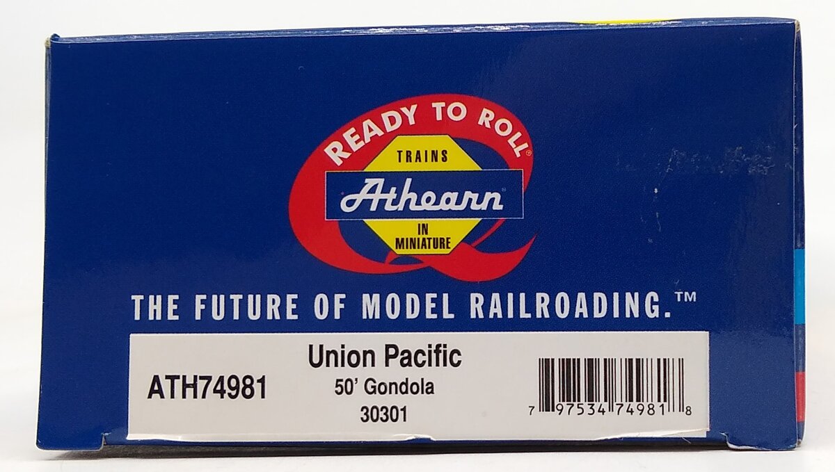 Athearn 74981 HO Union Pacific RTR 50' Gondola #30301