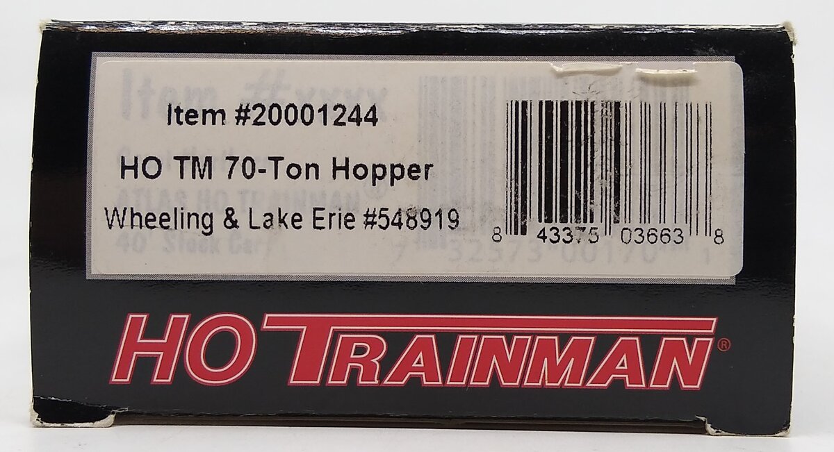 Atlas 20001244 HO Scale Wheeling & Lake Erie TM 70-Ton Hopper #548919
