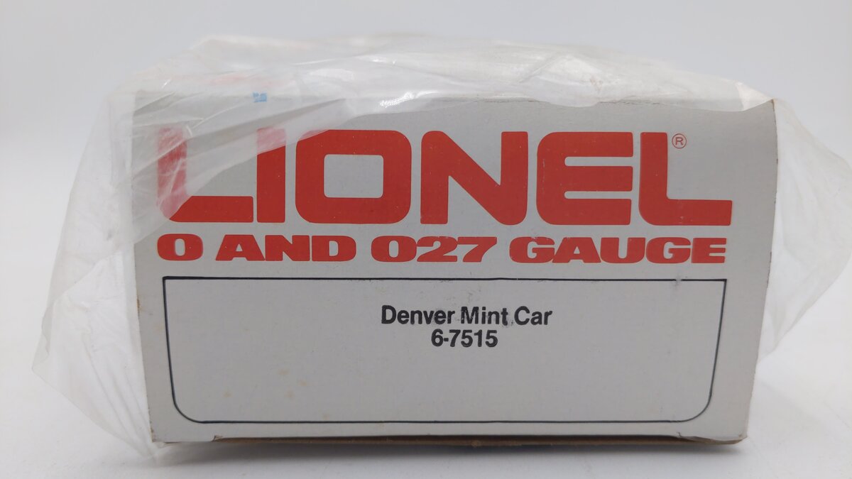 Lionel 6-7515 O Gauge Denver Mint Car #7515 VG/Box