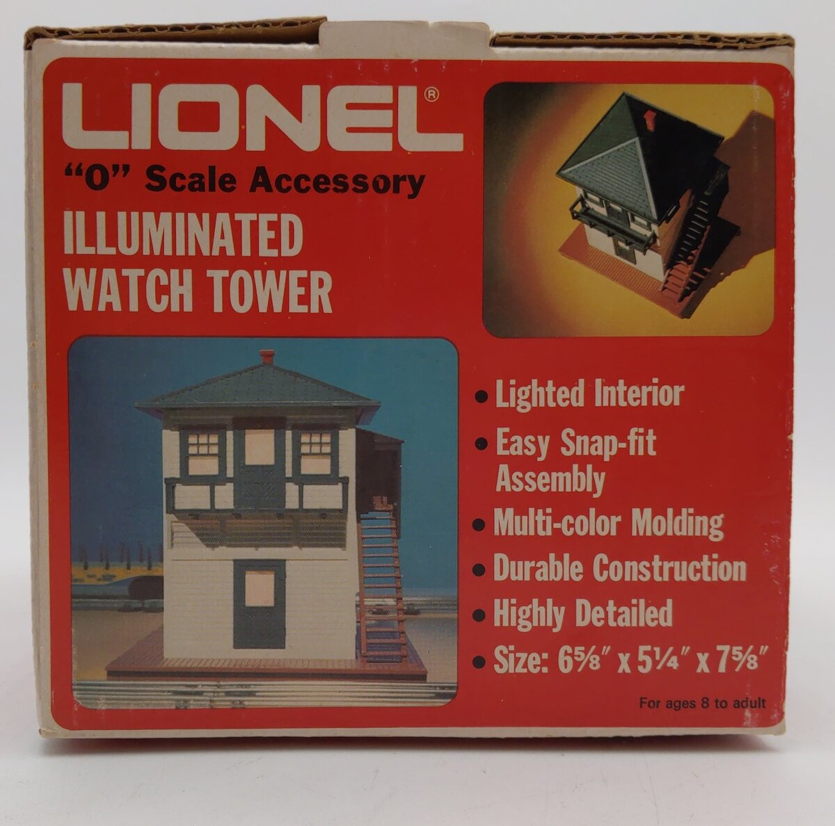Lionel 6-2319 O Gauge Illuminated Watch Tower EX/Box