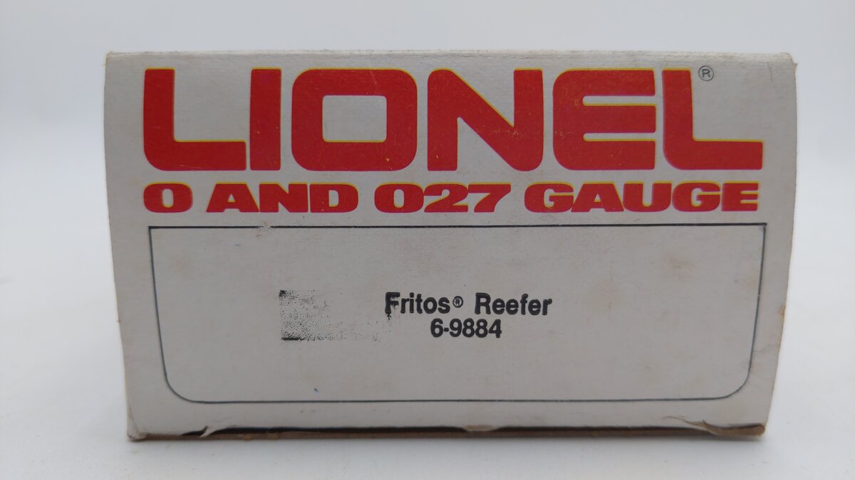 Lionel 6-9884 O Gauge Fritos Billboard Reefer Car LN/Box