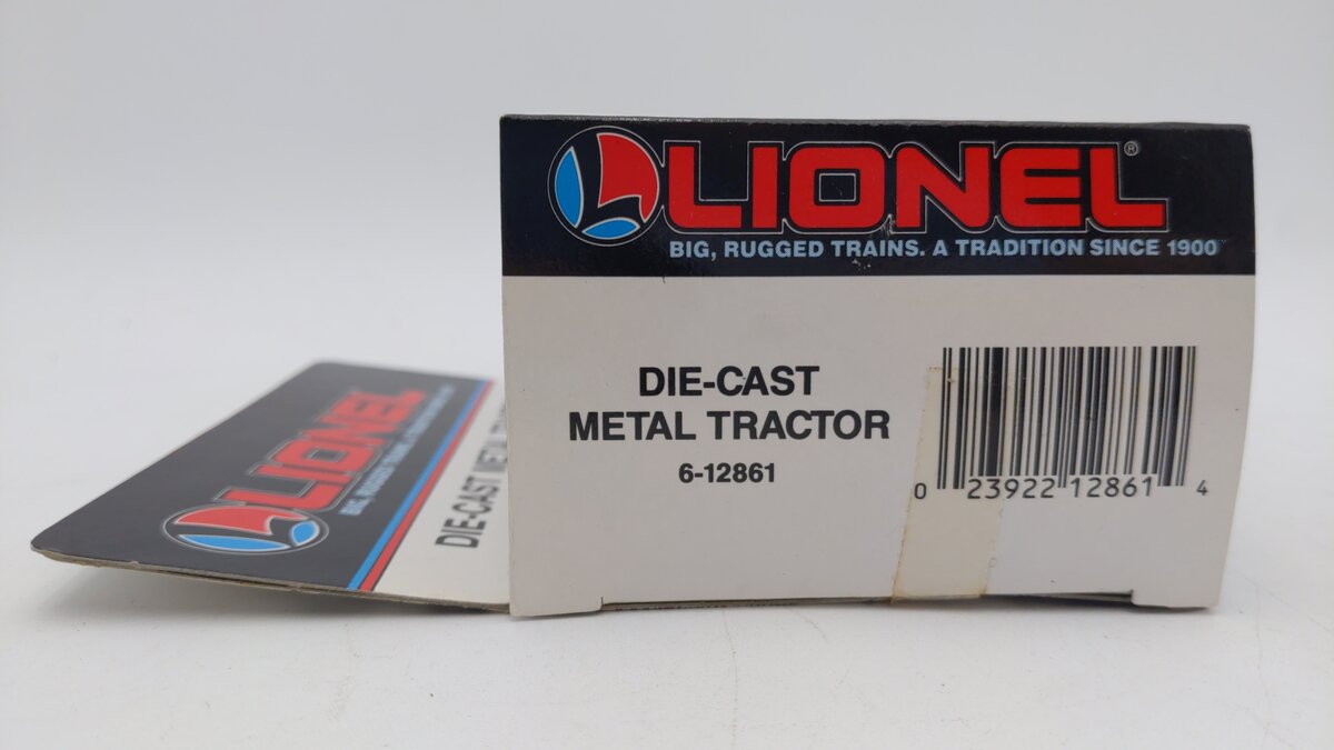 Lionel 6-12861 O And O27 Gauge Lionel Leasing Corp. Diecast Metal Tractor NIB