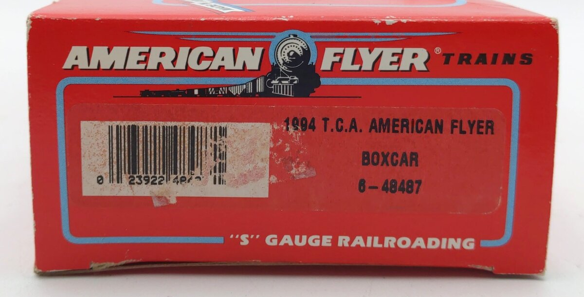 American Flyer 6-48487 S Gauge MPA 1994 TCA YorkRail Boxcar LN/Box