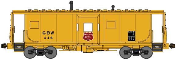Bluford Shops 42050 N Wisconsin Central Bay Window Caboose #116