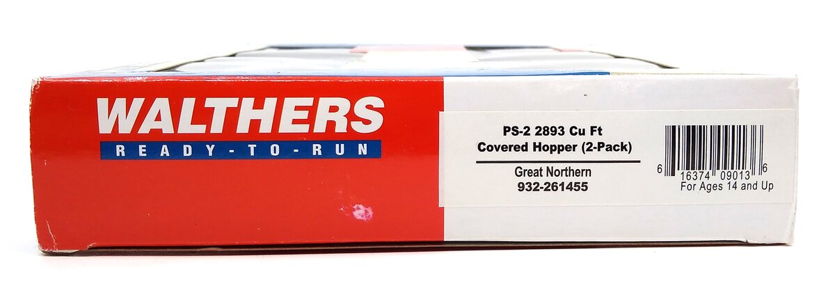 Walthers 932-261455 HO GN PS-2 2893 3-Bay Covered Hopper (Set of 2)