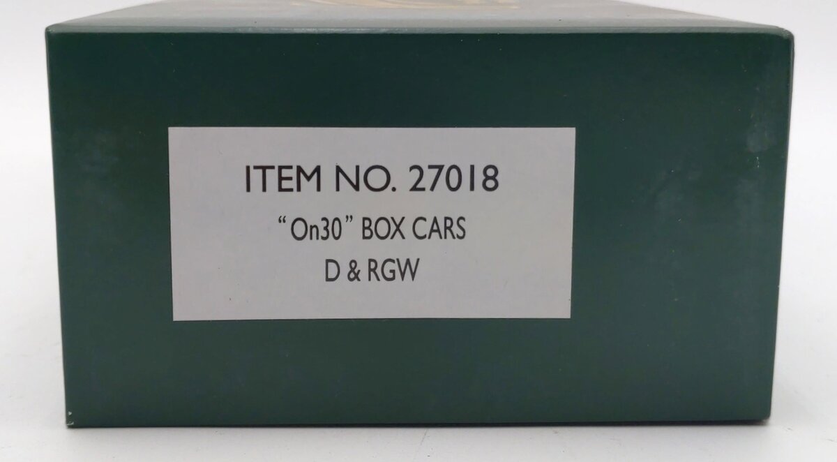 Bachmann 27018 On30 Denver & Rio Grande Western Wood Boxcar #3524