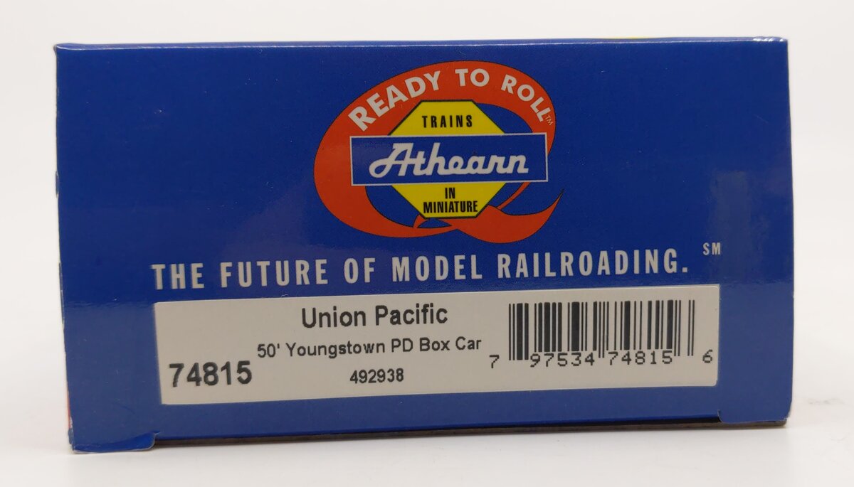 Athearn 74815 HO Union Pacific 50' Youngstown PD Boxcar #492938