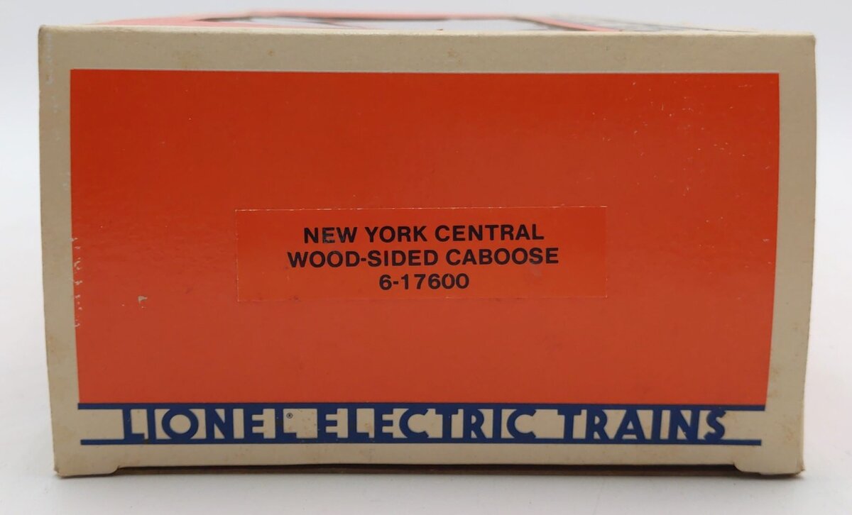 Lionel 6-17600 O Gauge New York Central Woodside Illuminated Caboose #17600 LN/Box