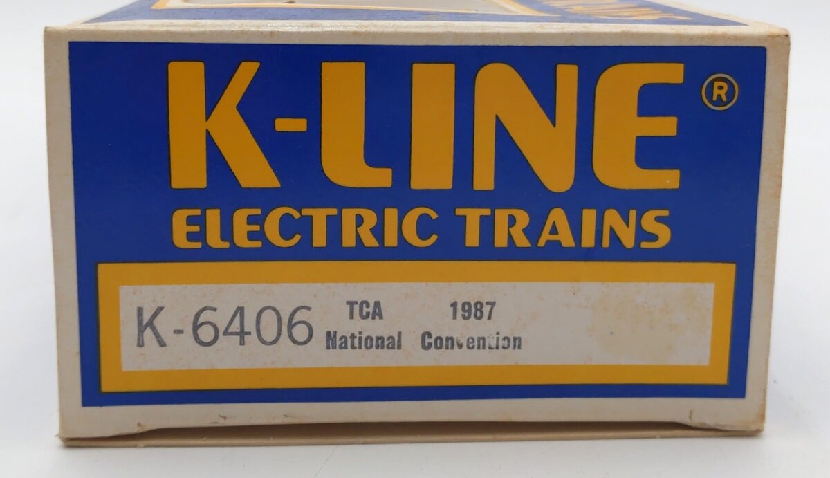 K-Line K-6406 O Gauge TCA 1987 National Convention Boxcar LN/Box