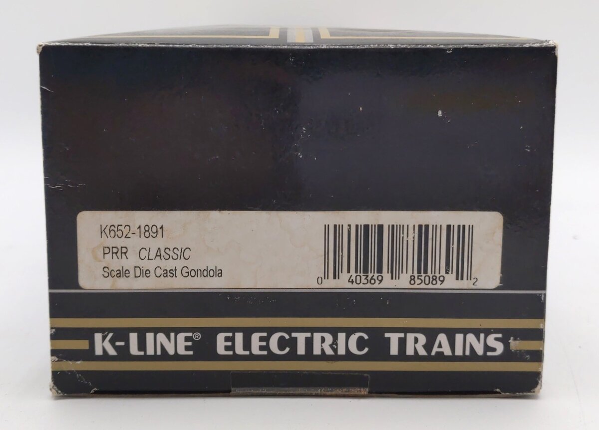 K-Line K652-1891 O Pennsylvania Railroad Gondola with Scrap Load #344500 LN/Box