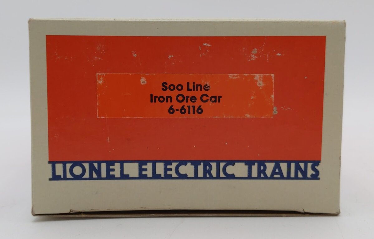 Lionel 6-6116 O Gauge SOO Line Ore Car #6116 LN/Box
