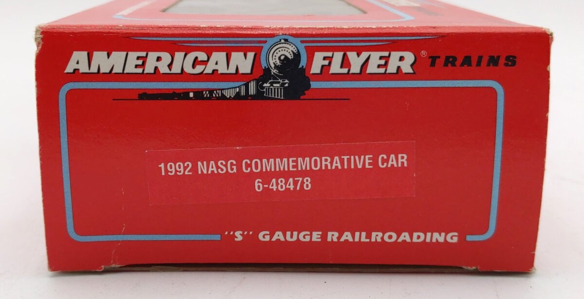 American Flyer 6-48478 S Scale Burlington NASG Boxcar #792 LN/Box