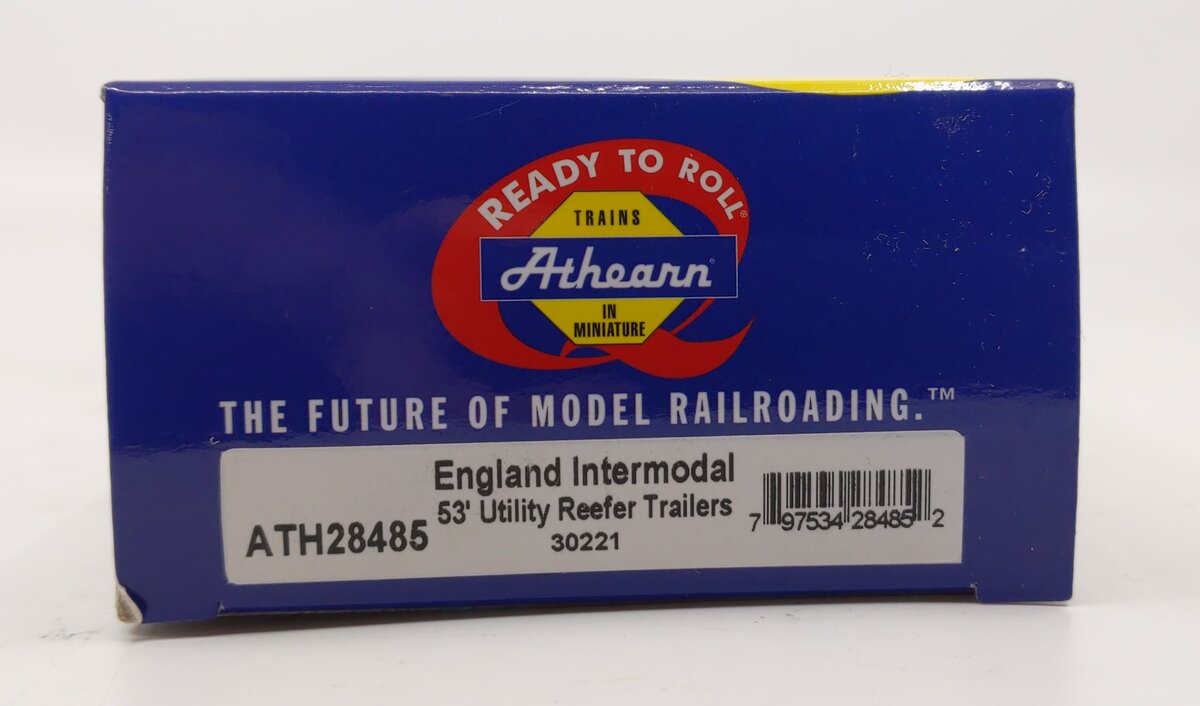 Athearn 28485 HO England Intermodal 53' Utility Reefer Trailers 30221