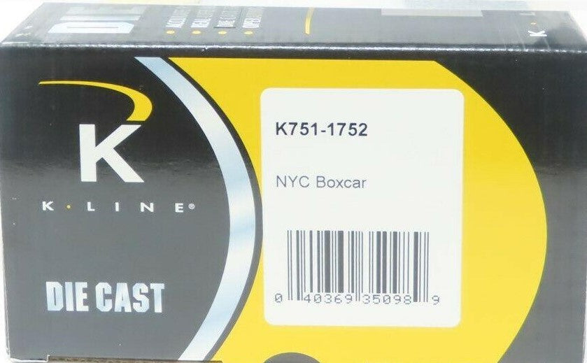 K-Line K751-1752 O Gauge New York Central Green Boxcar LN/Box