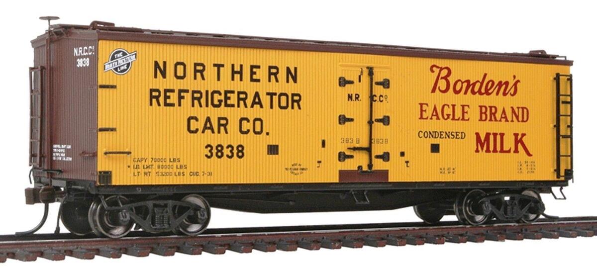 Atlas 20002006 HO Scale Borden's 40' Wood Reefer Road #3838