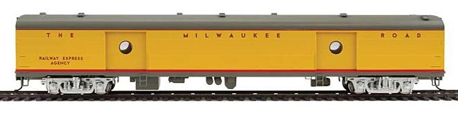 Walthers 920-9121 HO Scale Milwaukee Road 75' Railway Express Car