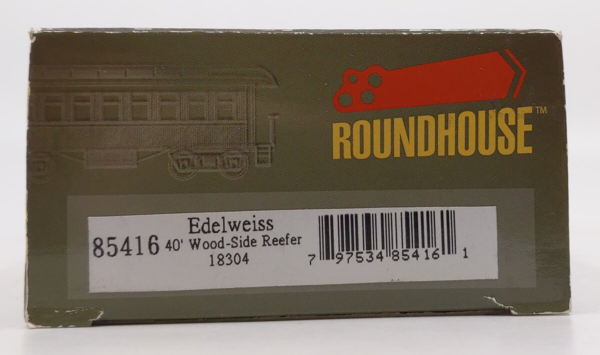 Roundhouse 85416 HO Edelweiss 40' Wood Reefer #18304