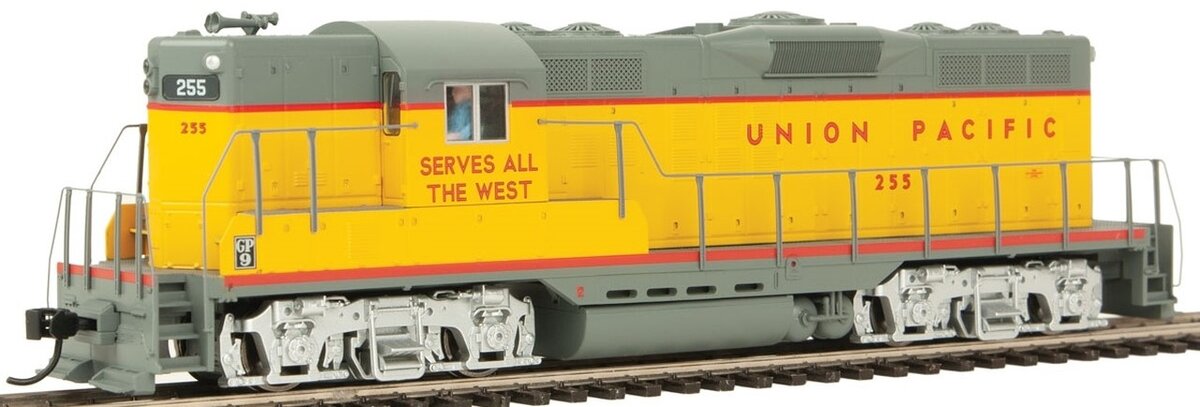 Walthers 910-10477 HO Union Pacific EMD GP9 HH PH II Diesel Locomotive #255