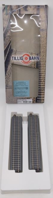 Tillig 83712 HOm Scale Brown Straight Track G1 (Pack of 6)