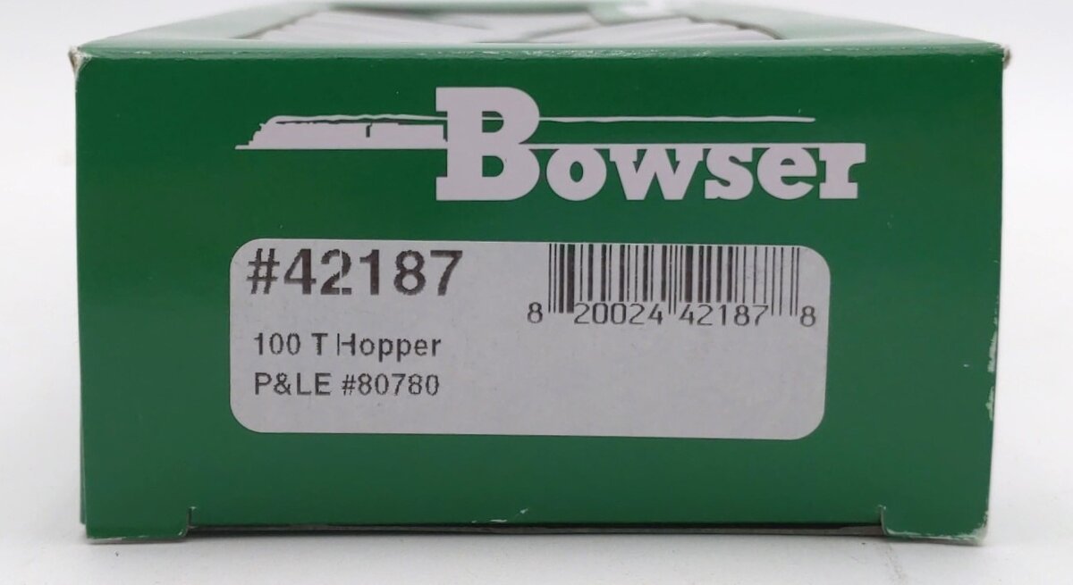 Bowser 42187 HO Pittsburgh and Lake Erie 100-Ton Hopper #80780