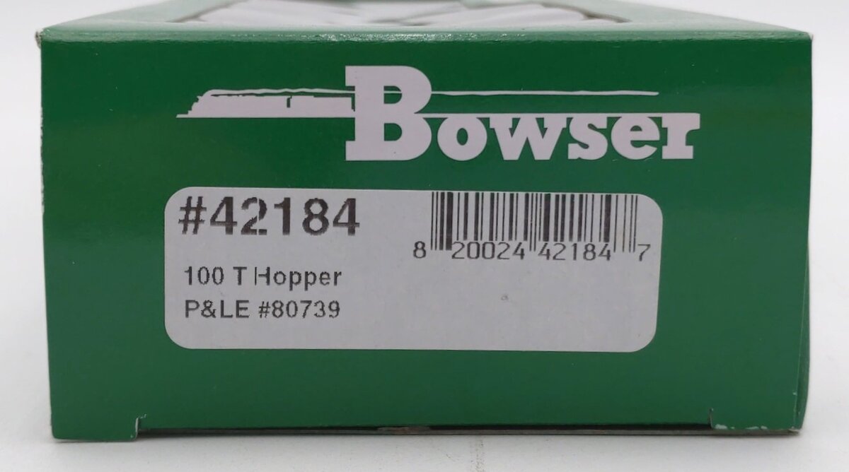 Bowser 42184 HO Pittsburgh and Lake Erie 100-Ton Hopper #80739