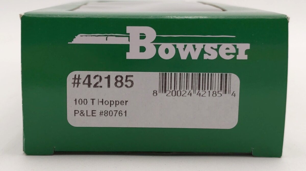 Bowser 42185 HO Pittsburgh and Lake Erie 100 Ton Hopper Car #80761