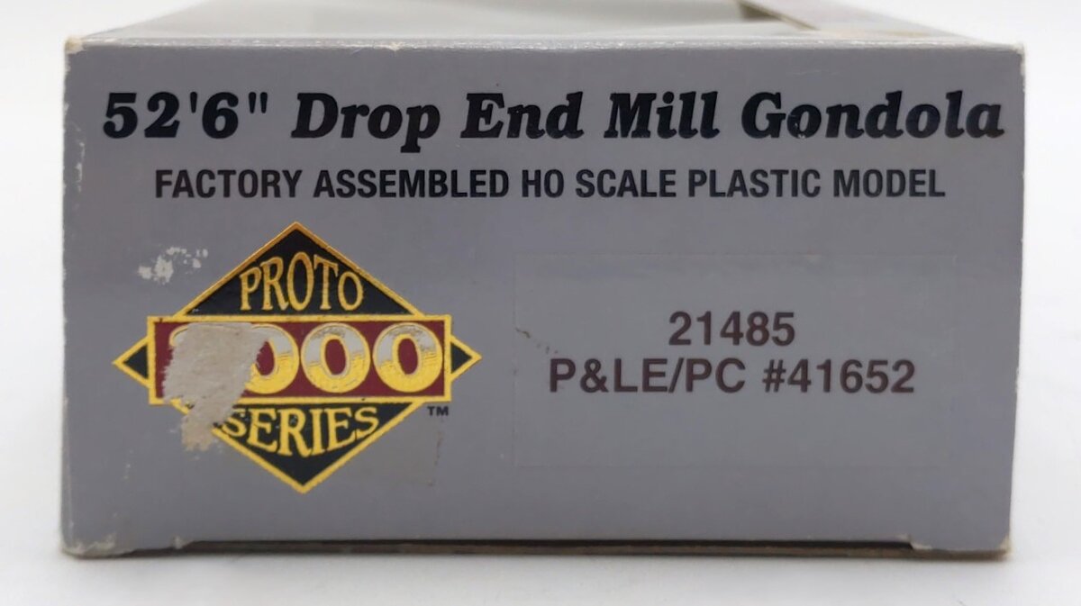Proto 2000 21485 HO Scale P&LE/PC 52'6" Drop End Mill Gondola #41652 LN/Box